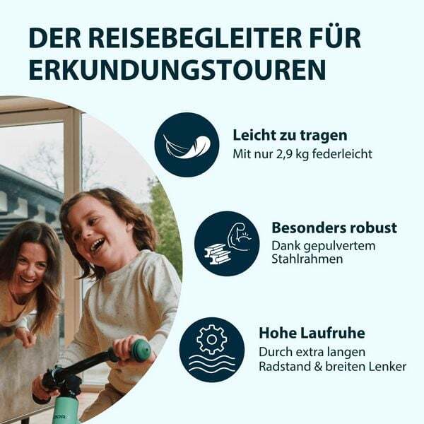 HUDORA Laufrad Up 10 Kinderfahrzeug stabil verstellbar für Kinder ab 18 blau - 4005998109519