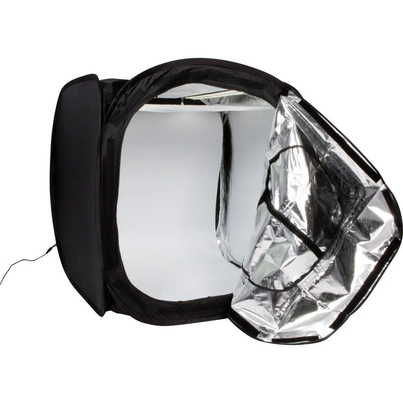 Dörr Lichtzelt LB-6575 Aufnahmebox für Produktfotografie mit LED Beleuchtung - 4000461082016