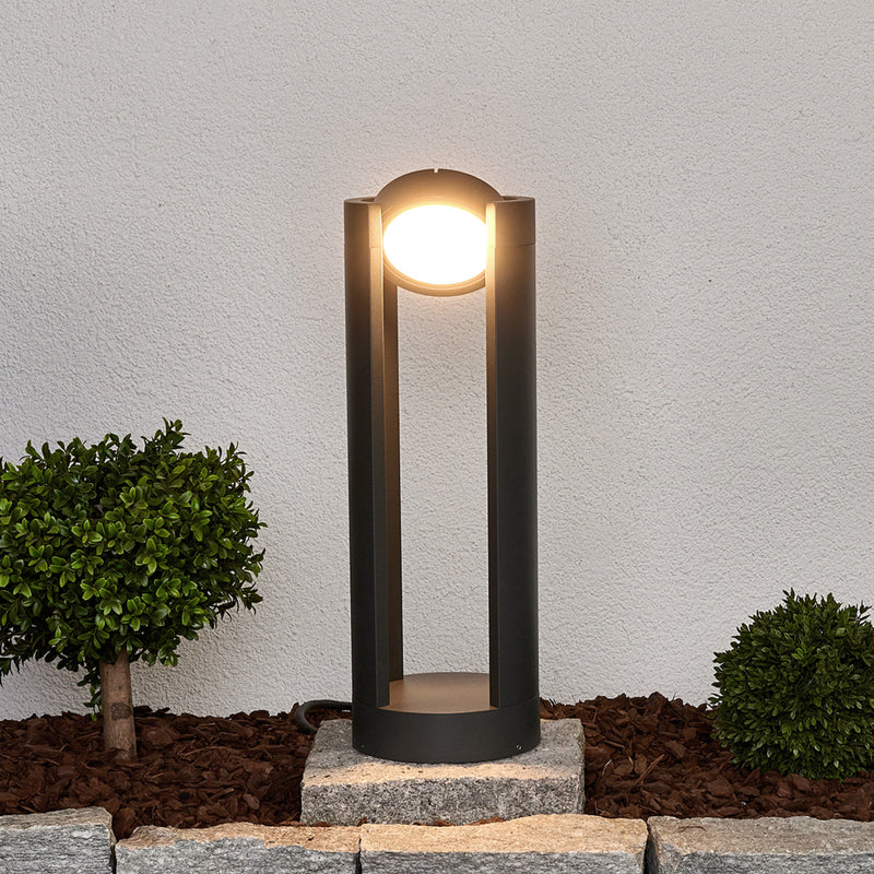 Lucande Gartenleuchte Sockelleuchte Dylen LED Außenlampe graphit 50cm IP65 15W - 4251096509236