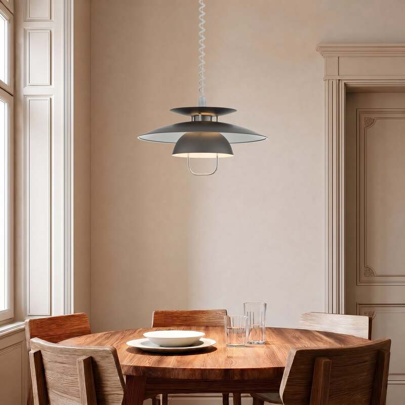 Lindby Hängeleuchte Nadija Deckenlampe Lampe Küchenlampe Leuchte Licht E27 gr354 - 4251096525465