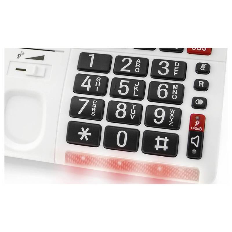 Geemarc CL610 Schnurgebundenes Seniorentelefon Tasten Festnetztelefon Telefon363 - 3521350030044