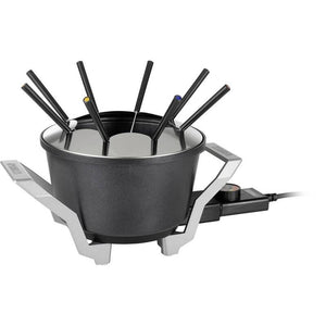 B-Ware Princess Fonduegerät Fondue 800W Kontrollleuchte 1,5l Aluminium schwarz