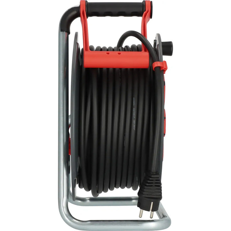 Brennenstuhl Kabeltrommel H07RN-F 40m IP44 5 Steckdosen Gummi-Neopren schwarz - 4007123688609