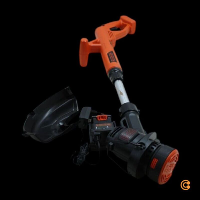 Black & Decker Akku-Rasentrimmer Trimmer 18V 1.5Ah Schnittbreite 25cm Schwarz - 5035048639603