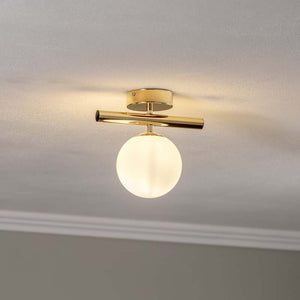 B-Ware Domiluce Deckenlampe Linea gold einflammig dimmbar E14 IP20 15W LED 24cm