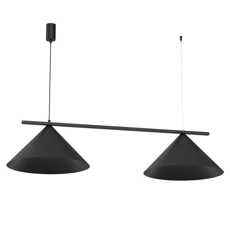 Milagro Hängeleuchte CAPITAL 2x GX53 schwarz höhenverstellbar 500-900 mm - 5902693709428