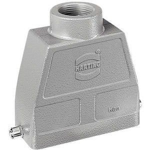 B-Ware Harting Tüllengehäuse Gehäuse Stecker HAN 16B-GG-R21 Industriequalität