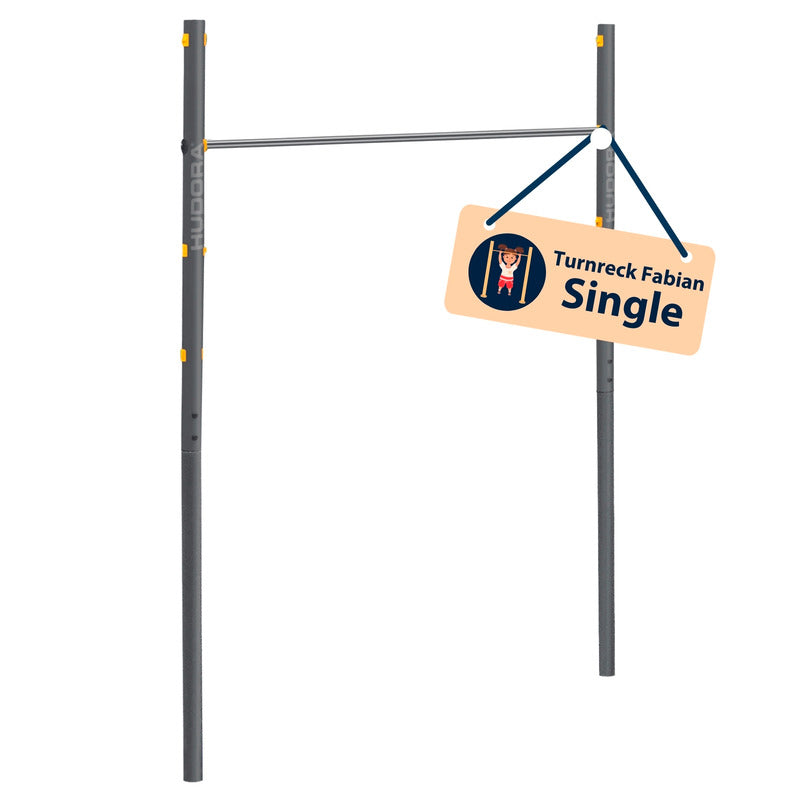 HUDORA Fabian Pro Turnreck für Outdoor, verstellbar, max. 100 kg, grau - 4005998858394