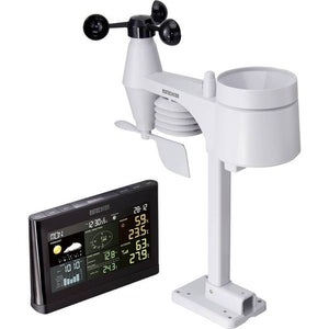 B-Ware Eurochron Funk-Wetterstation Vorhersage 12-24 Stunden Schwarz digital 150m