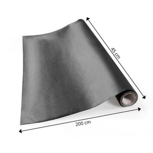 B-Ware hjh OFFICE Tafelfolie MEMO Kreidefolie zuschneidbar 200 x 45 cm schwarz