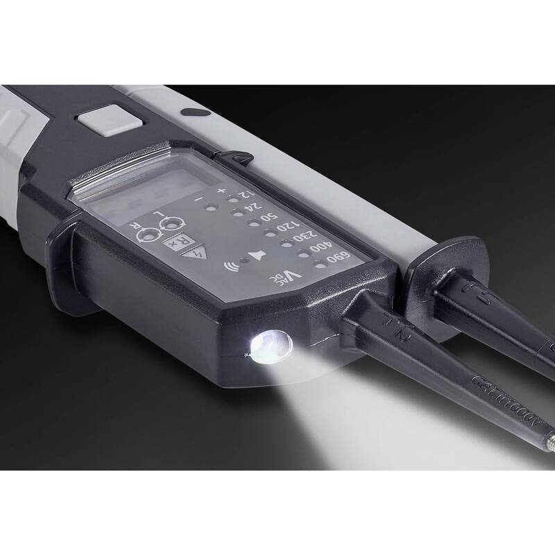 Voltcraft Spannungsprüfer VC-55 LCD Akustik CAT III 1000 V CAT IV 600 V IP64 - 4016138895025