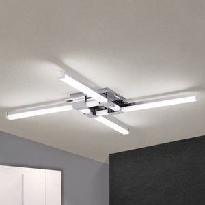 B-Ware Orion Vierflammige LED-Bad-Deckenlampe Deckenlampe Lampe Leuchte Argo IP44 24W