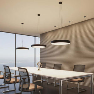 B-Ware Arcchio Pendelleuchte Hängeleuchte Vanida LED dimmbar schwarz 3000K Ø60cm