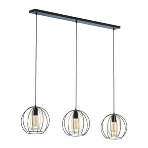 B-Ware TK LIGHTING Hängeleuchte Jaula mit Käfigschirmen dreiflammig Hängelampe Lampe