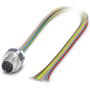 B-Ware Phoenix Contact Sensor-/Aktor-Einbausteckverbinder M12 Stecker 4-polig IP67 0,5m