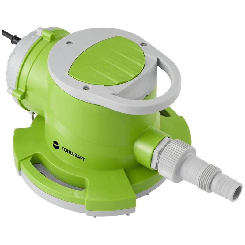Toolcraft Tauchpumpe Flachsaugende Pumpe 7000l/h 7m IPX8 Gartenpumpe 400W - 4064161310190