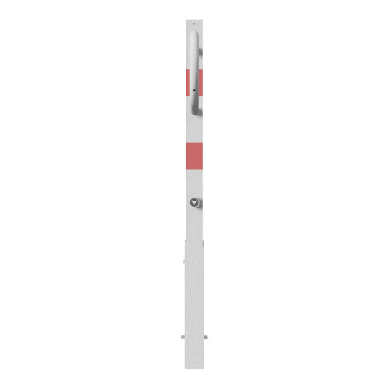 Schake Parkplatzsperre Typ 471F herausnehmbar 800mm Breite 900mm Höhe Bodenhülse - 4250384712044