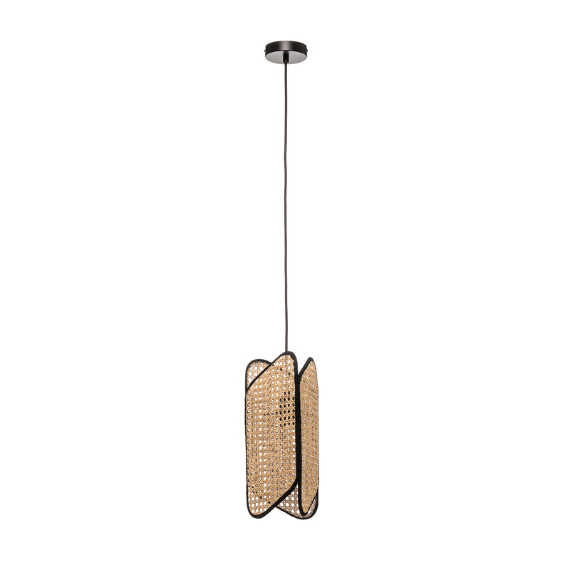 Lucande Hängelampe Hängeleuchte Bassiola LED Pendelleuchte dimmbar schwarz - 4251911756883