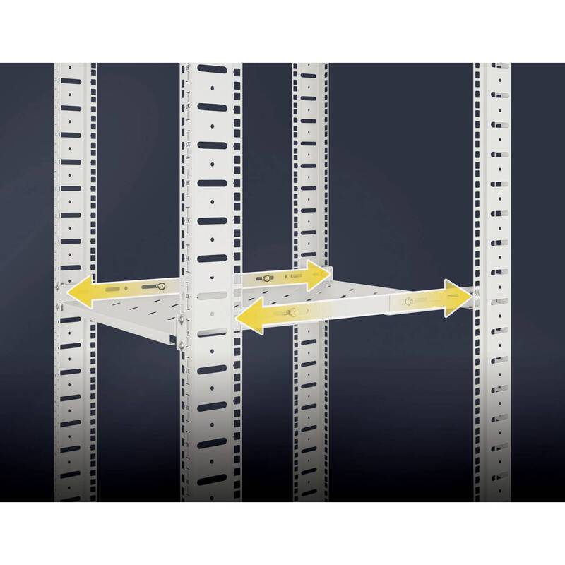 Intellinet Netzwerkschrank-Geräteboden 19 Zoll 1 HE Grau RAL 7035 für 1000 mm - 0766623714136