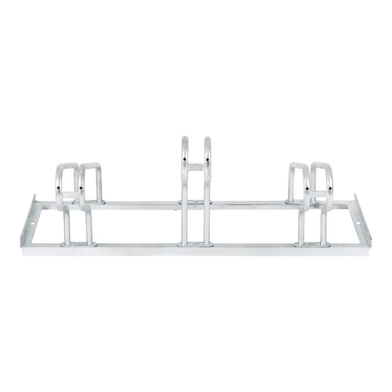 STIER Fahrradständer für 3 Räder verzinkt Stahl Bügelparker Ständer 1050 mm - 4251709616979
