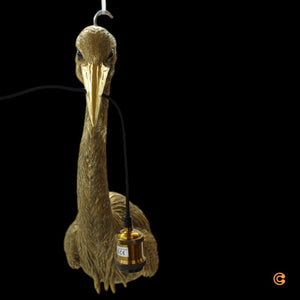 B-Ware KARE Animal Heron Wandleuchte Wohnzimmerleuchte Bilderleuchte Spiegelleuchte E27