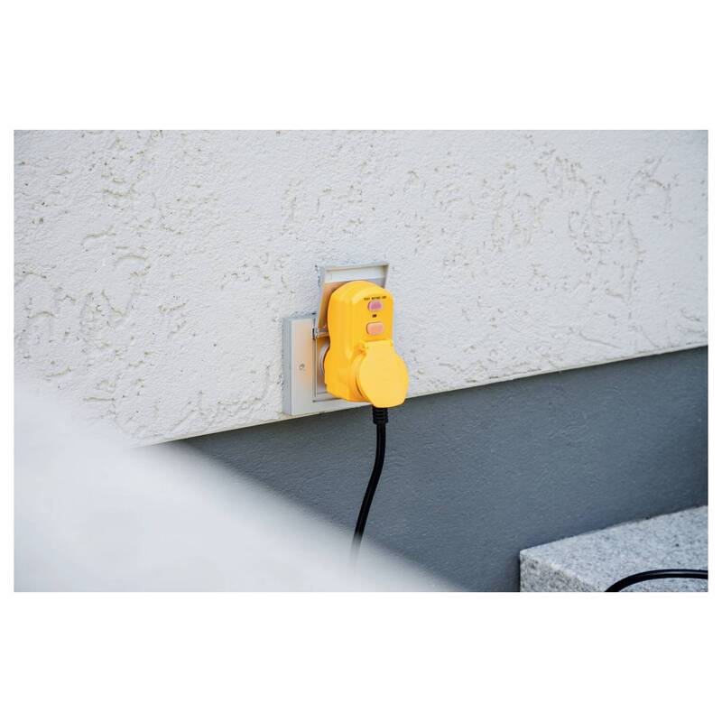Brennenstuhl Personenschutz-Zwischenstecker PRCD 230V Gelb IP54 3500W 16A - 4007123641130