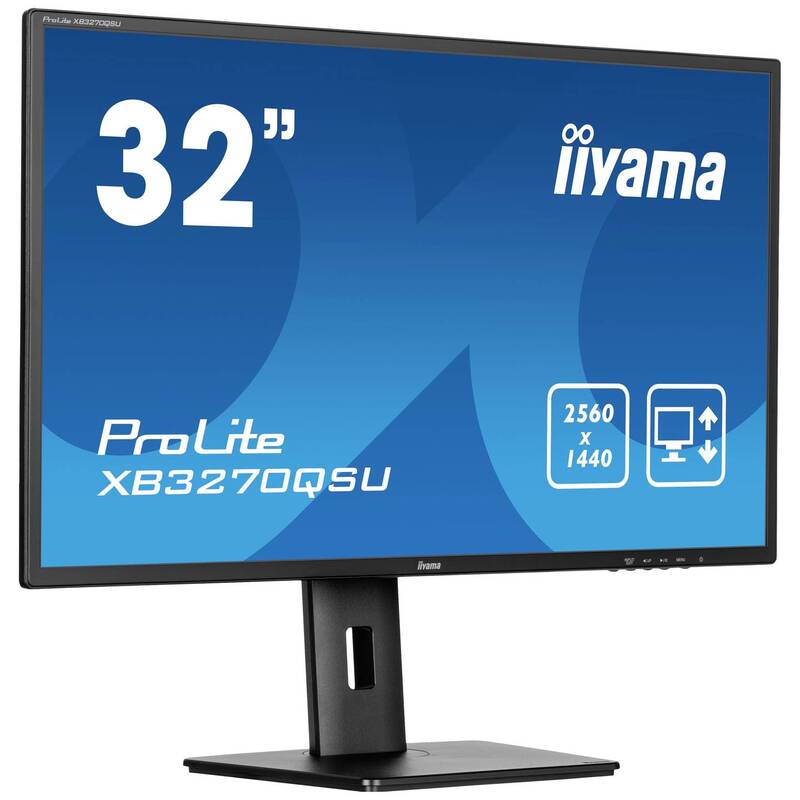 Iiyama ProLite XB3270QSU-B1 LED-Monitor EEK E (A - G) 80 cm 31.5 Zoll Bildschirm - 4948570123636