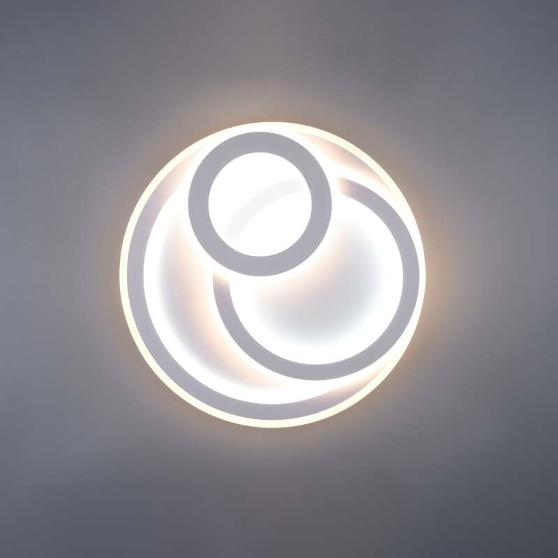 TRIO LIGHTING Deckenlampe Mita LED Leuchte dimmbar CCT Nachtlichtfunktion grau - 4017807525113