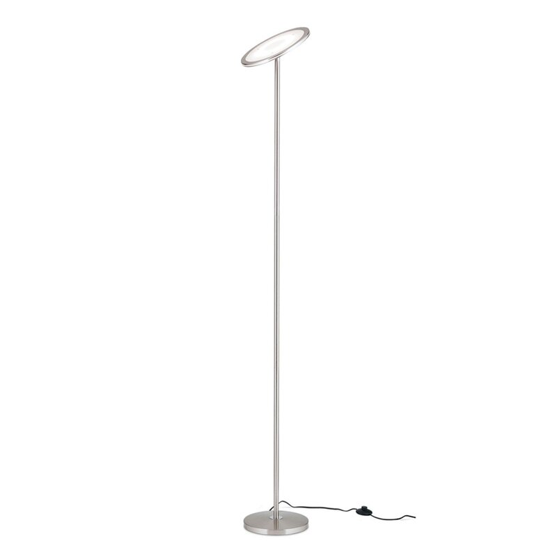Oscar Deckenfluter Stehlampe LED dimmbar Kopf justierbar nickel matt SIEHE TEXT - 9003090266630