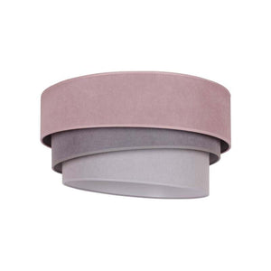 B-Ware Euluna Deckenlampe Deckenleuchte Pastell Trio LED Lampe dimmbar pink grau Ø60cm