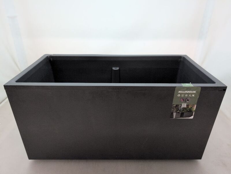 Deroma Pflanzkasten Hochbeet Millennium 79x39cm anthrazit Kunststoff 73l - 0191942097385