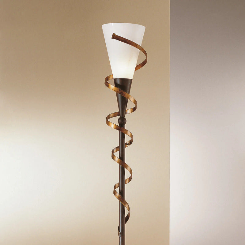 Kögl Stehleuchte Lampe Leuchte goldener Spirale Rost Gold Metall SIEHE TEXT/FOTO - 4040766190177
