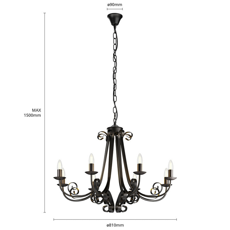 Lindby Scaleria Kronleuchter Hängeleuchte Pendelleuchte Lampe SIEHE TEXT/FOTO - 4251096578263