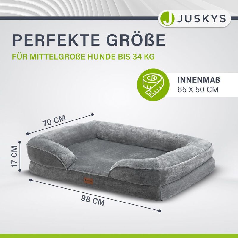 Hundebett Sheena Orthopädisches Haustierbett Gelenkschonend Waschbar Bett - 4260565525936