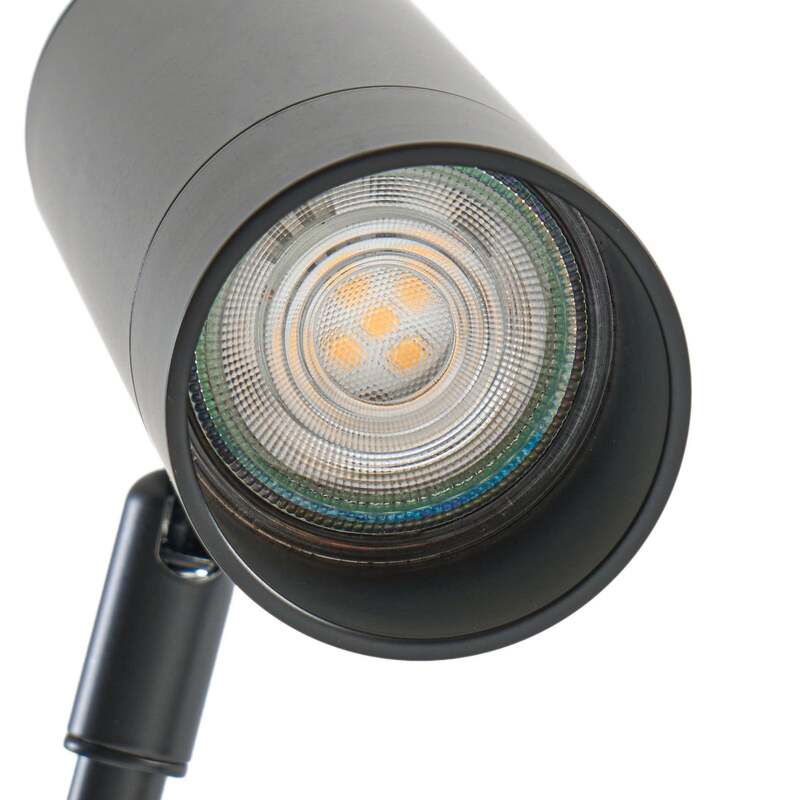 Lindby Stehleuchte Vilo LED Lampe beweglich schwarz 153cm GU10 Metall 3,85kg - 0000010045674