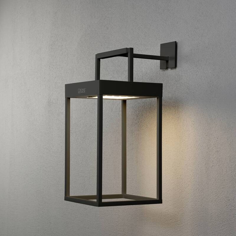 Konstsmide Solar-Dekoleuchte Portofino LED Wandleuchte warmweiß schwarz 3.7W - 7318307815757