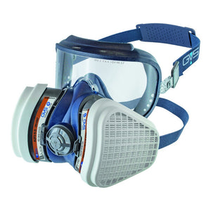 B-Ware GVS Atemschutzmaske Elipse Integra A2-P3 RD mit integrierter Schutzbrille S/M