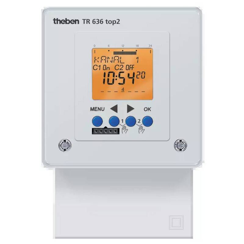Theben 6360100 Hutschienen-Zeitschaltuhr Digitalschaltuhr Timer Tagesprogramm - 4003468630020