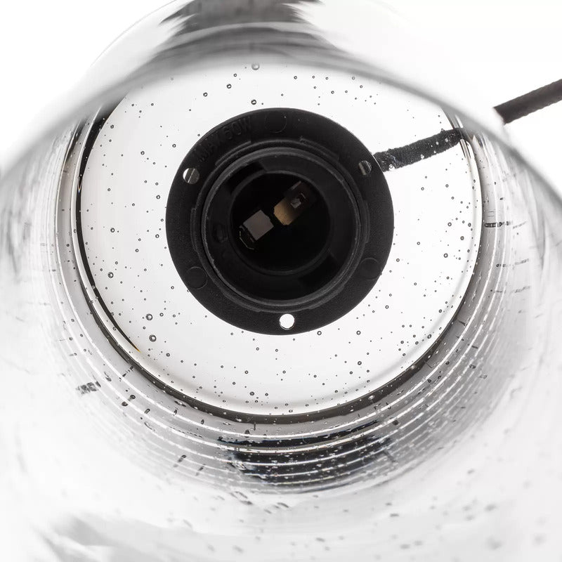 Hängeleuchte Zylinder aus klarem Natron-Kalk-Glas Ø 12 cm Hängelampe Lampe Spot - 18073997