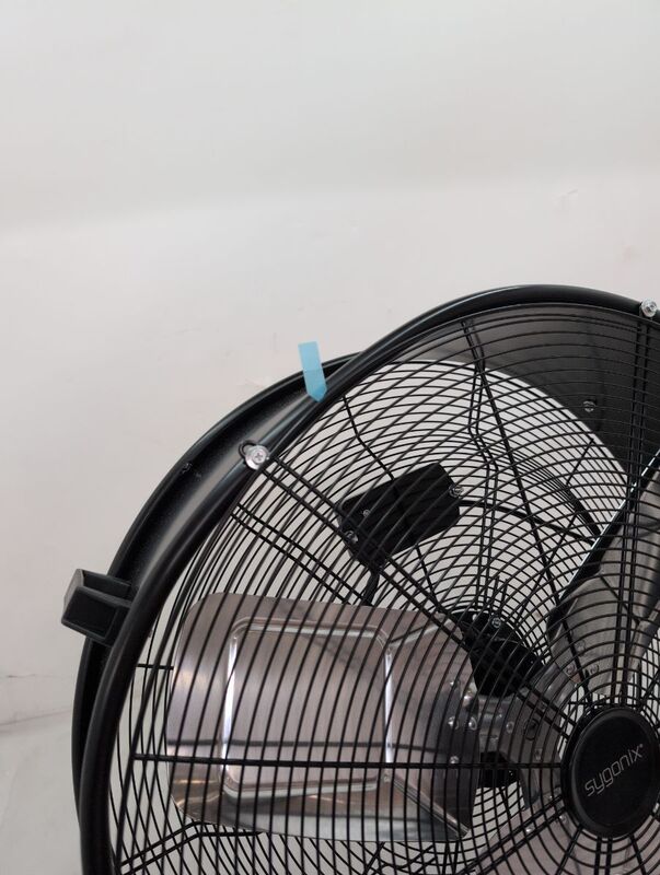 Sygonix Bodenventilator Gebläse 330W Heizgerät Lüfter schwarz schwenkbar Ø745mm - 4064161342597