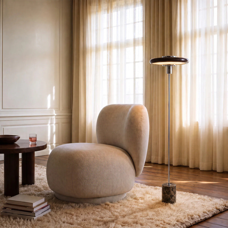 Lindby Stehleuchte Branford LED Retro Lampe Stehlampe Leuchte braun 130cm - 0000010053898