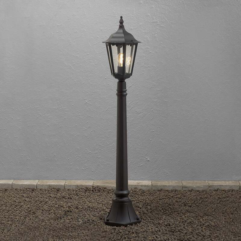 Konstsmide Wegeleuchte Gartenleuchte Firenze LED Pollerleuchte schwarz 120cm - 7318307215755