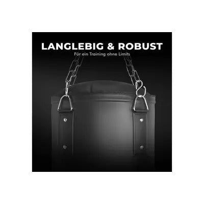 FIGHTR Boxsack gefüllt ungefüllt 120cm Boxtraining Kickboxen MMA weiß robust - 4260723850139