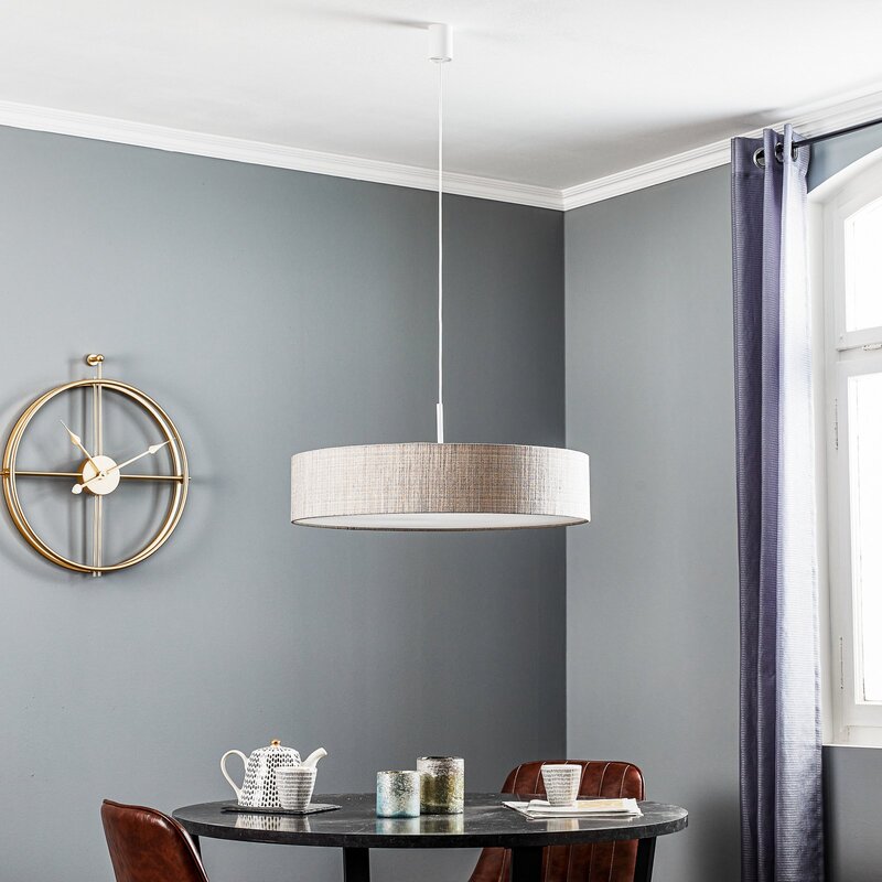Nowodvorski Lighting Hängeleuchte Turda grau Ø 65 cm Hängelampe Lampe Leuchte - 5903139894791