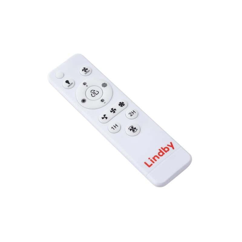 Lindby LED-Deckenventilator Teleo Deckenventilator Venti holzfarben DC leise CCT - 4251911780147