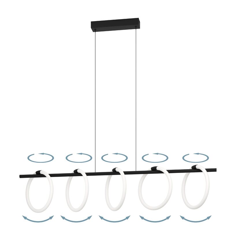 Eglo Caranacoa Pendelleuchte Deckenlampe Deckenleuchte Lampe Leuchte Hängelampe - 9008606244652