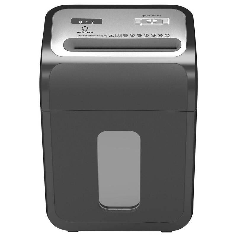 Renkforce Aktenvernichter Schredder RF-PPS-20L Mikroschnitt P-5 20l Kreditkarte - 4064161390918