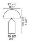 Oluce Atollo Tischleuchte Tischlampe Lampe Carbon E14 SIEHE TEXT/FOTO - 388464