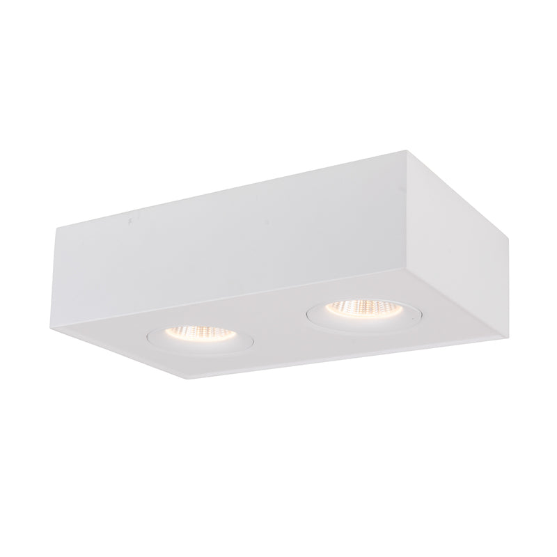 SLC Leuchte Aufbauleuchte Deckenleuchte LED Downlight DL04 Surface X2 weiß 3000K - 7070938065481