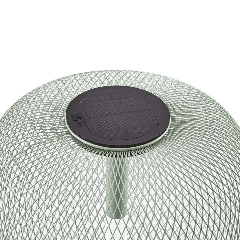 Lucande Gartenleuchte Faylen LED Außenlampe dimmbar salbeigrün IP65 68cm USB - 4255830912832